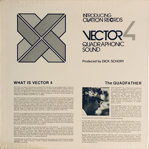 Various : Vector 4 Quadraphonic Sound (LP, Quad)