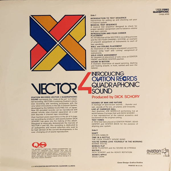 Various : Vector 4 Quadraphonic Sound (LP, Quad)