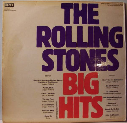 The Rolling Stones : Big Hits (LP, Comp, Club, RE)