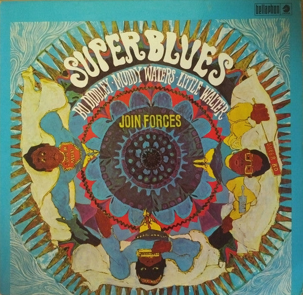 Bo Diddley, Little Walter, Muddy Waters : Super Blues (LP, Album, RE)