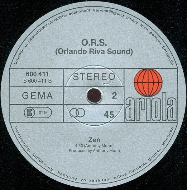 O.R.S. (Orlando Riva Sound) : Who Built The Pyramids? (12", Single)