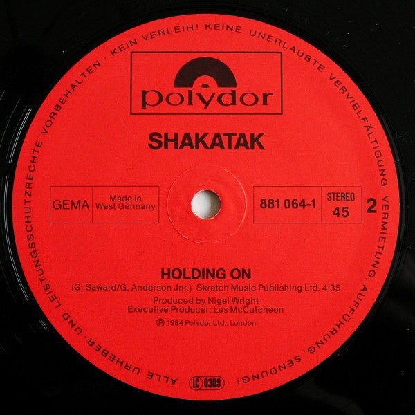 Shakatak : Down On The Street (Dance Mix) (12", Maxi)