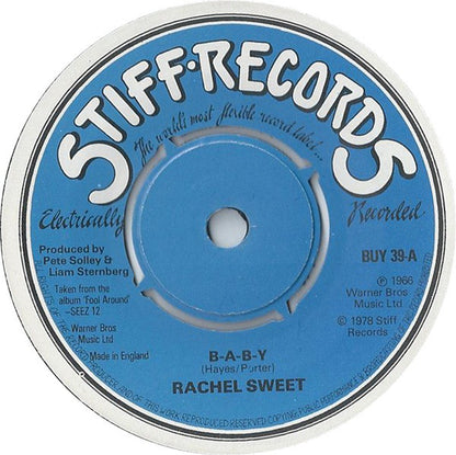 Rachel Sweet : B-A-B-Y  (7", Single)