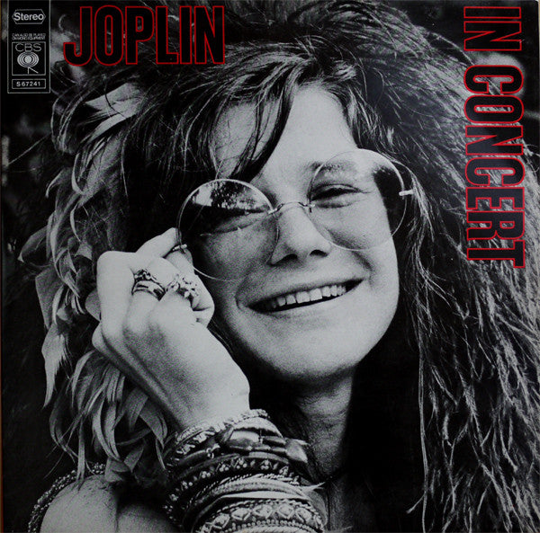 Janis Joplin : Joplin In Concert (2xLP, Album, RE, Red)