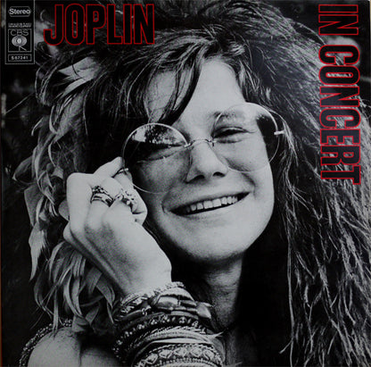 Janis Joplin : Joplin In Concert (2xLP, Album, RE, Red)