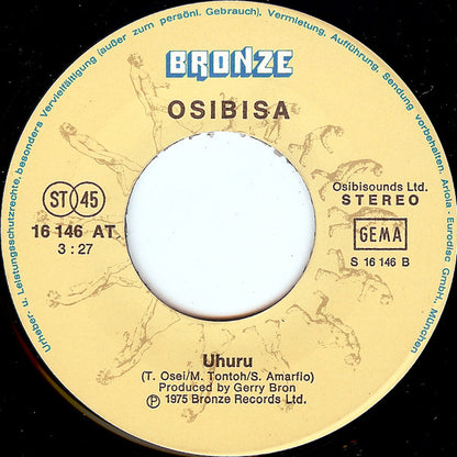 Osibisa : The Warrior / Uhuru (7", Single)