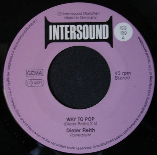 Dieter Reith : Way To Pop (7", Single)