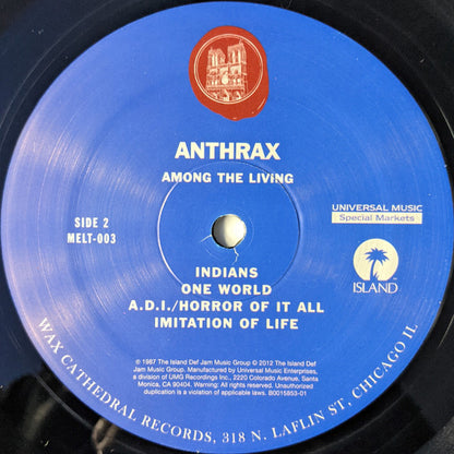 Anthrax : Among The Living (LP, Album)