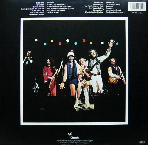 Jethro Tull : Live - Bursting Out (2xLP, Album, RE, Gat)