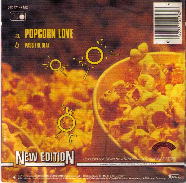 New Edition : Popcorn Love (7", Single)