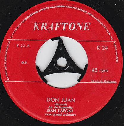 Jean Lafont (2) : Don Juan / Le Barbier De Seville (7", Single)