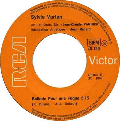 Sylvie Vartan : Le Roi David (7", Single, Jukebox)