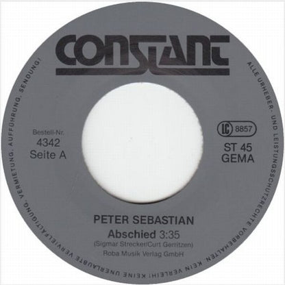 Peter Sebastian : Abschied (7", Single)