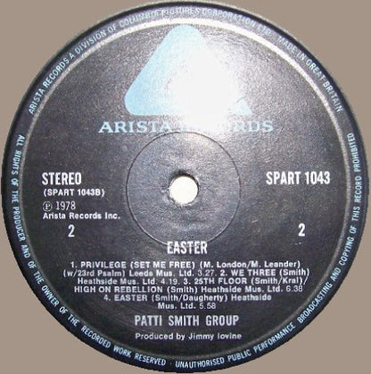 Patti Smith Group : Easter (LP, Album)