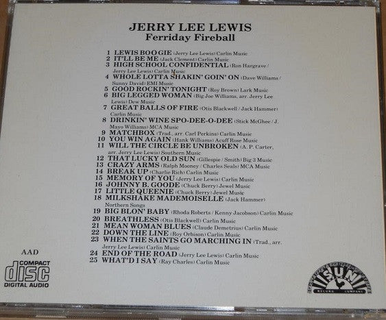 Jerry Lee Lewis : Ferriday Fireball (CD, Comp)