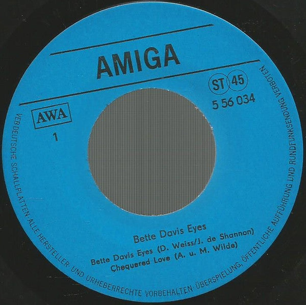 Various : Bette Davis Eyes (7", EP, Comp)