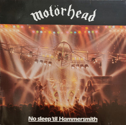 Motörhead : No Sleep 'til Hammersmith (LP, Album, RE)