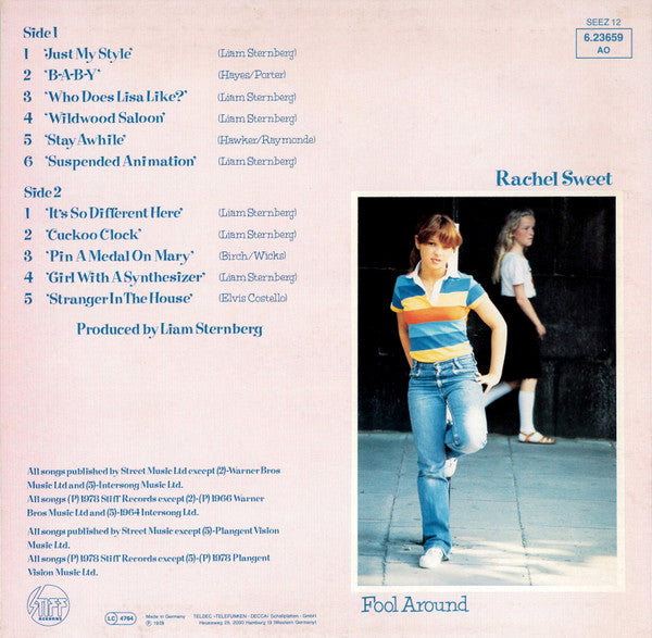 Rachel Sweet : Fool Around (LP, Album)