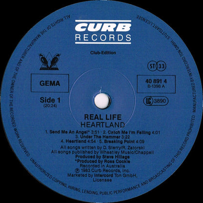 Real Life : Heartland (LP, Album, Clu)