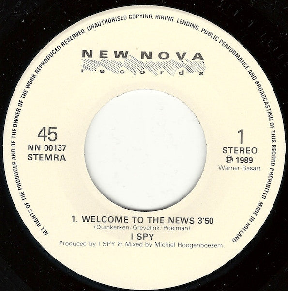 I Spy (3) : Welcome To The News (7", Single)