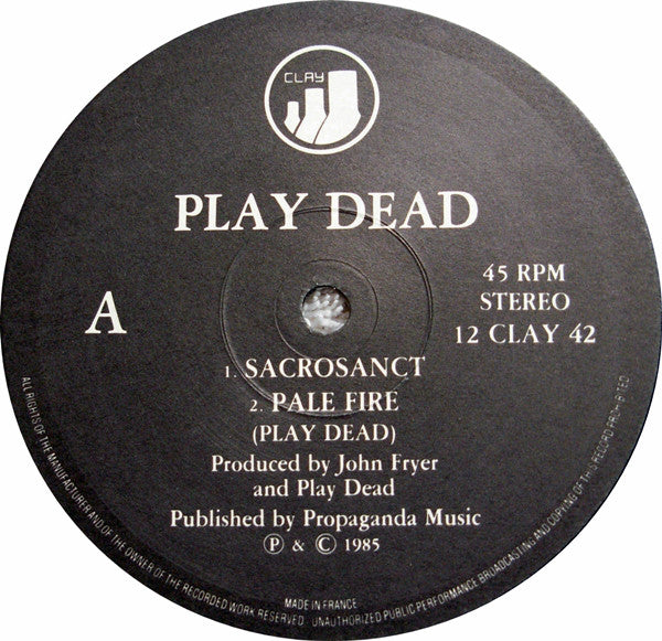 Play Dead (2) : Sacrosanct - Pale Fire (12", Single)