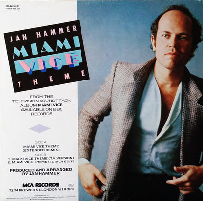 Jan Hammer : Miami Vice Theme (12")