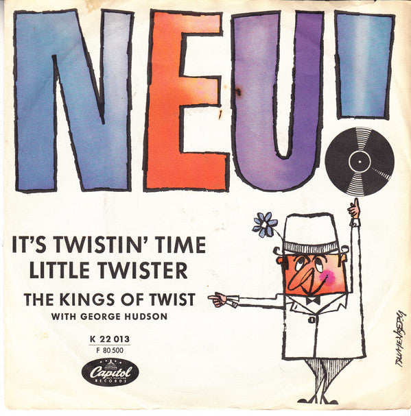 The Kings Of Twist With George Hudson : It's Twistin' Time (7")