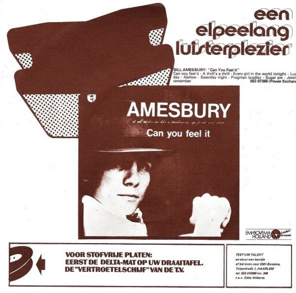 Bill Amesbury : I Remember (7", Single)