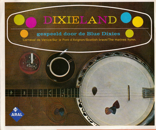 Blue Dixies : Dixieland (7", Blu)