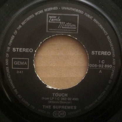 The Supremes : Touch (7", Single)