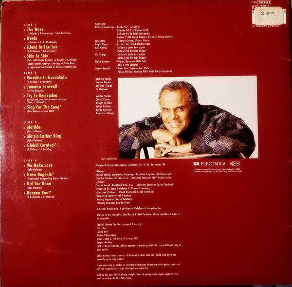 Harry Belafonte : Belafonte '89 (2xLP, Gat)