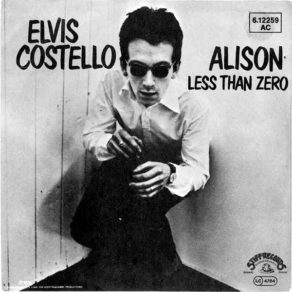 Elvis Costello : Alison (7", Single, Red)