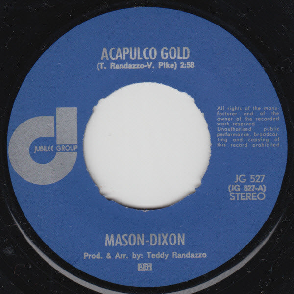 Mason & Dixon : Acapulco Gold (7", Single)