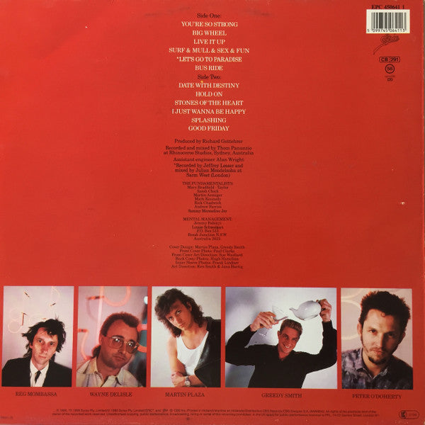 Mental As Anything : Fundamental (LP, Album)