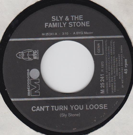 Sly & The Family Stone : Can't Turn You Loose / Good For Real (7", Single)