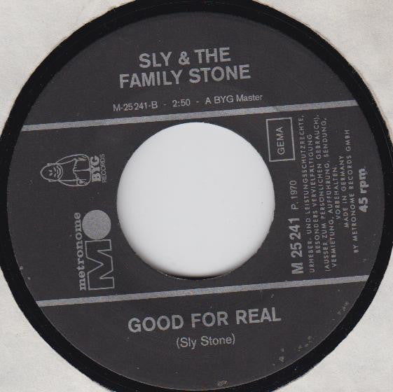 Sly & The Family Stone : Can't Turn You Loose / Good For Real (7", Single)