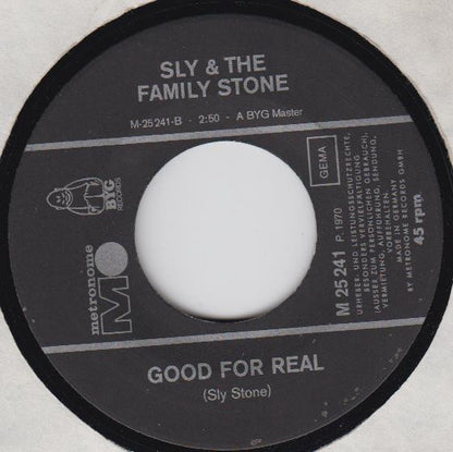 Sly & The Family Stone : Can't Turn You Loose / Good For Real (7", Single)