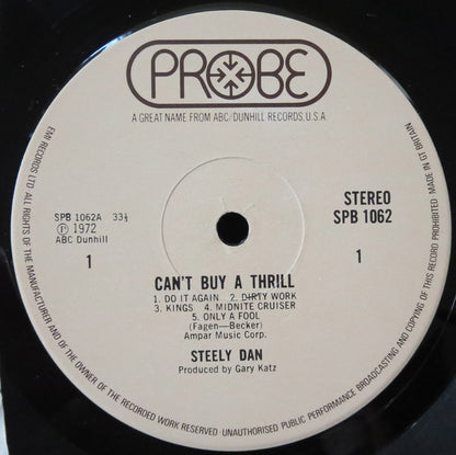 Steely Dan : Can't Buy A Thrill (LP, Album, RP)