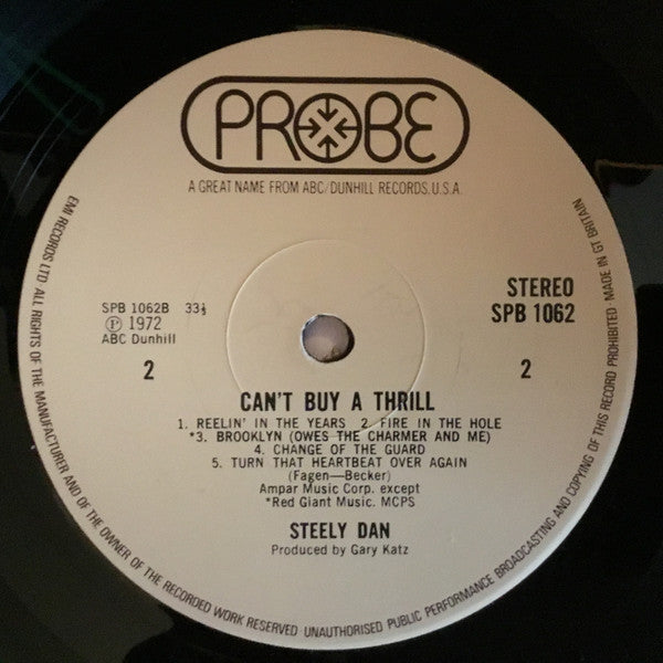 Steely Dan : Can't Buy A Thrill (LP, Album, RP)