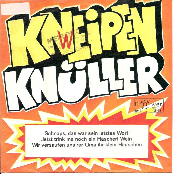 Joe Raphael Und Die Party-Singers : Kneipen Knüller (7")