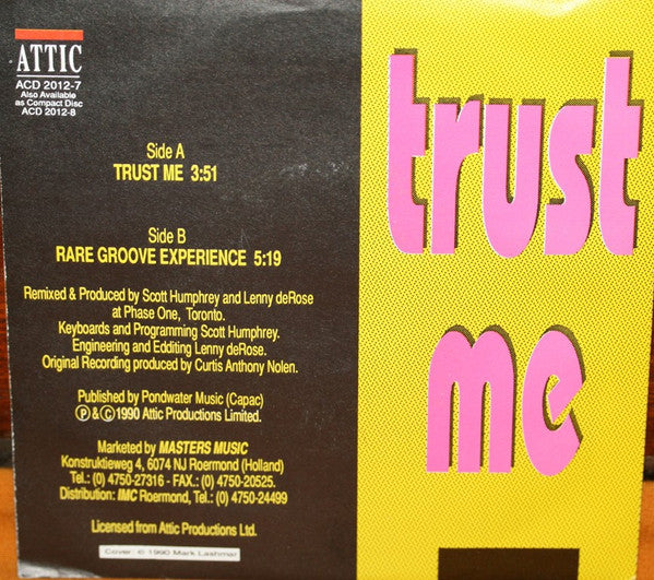 John James : Trust Me (7")