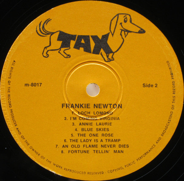 Frank Newton : At The Onyx Club (LP, Comp)