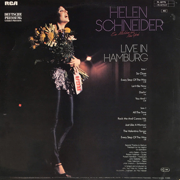 Helen Schneider : Live In Hamburg (LP)