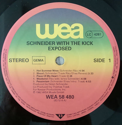 Helen Schneider With The Kick (2) : Exposed (LP, Album)