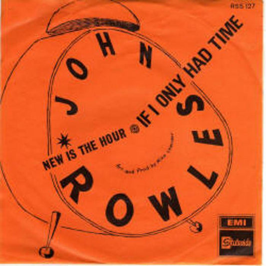 John Rowles : If I Only Had Time (7", Single)