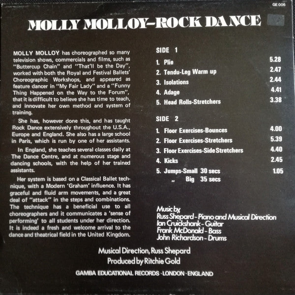 Molly Molloy : Rock Dance (LP, Album)