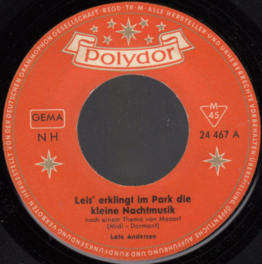 Lale Andersen : Leis' Erklingt Im Park Die Kleine Nachtmusik (7", Single)