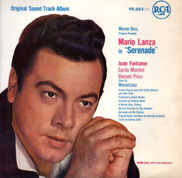 Mario Lanza : Serenade (7", EP)