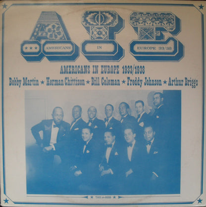 Various : AIE (Americans In Europe 1933/1938) (LP, Comp, RE)