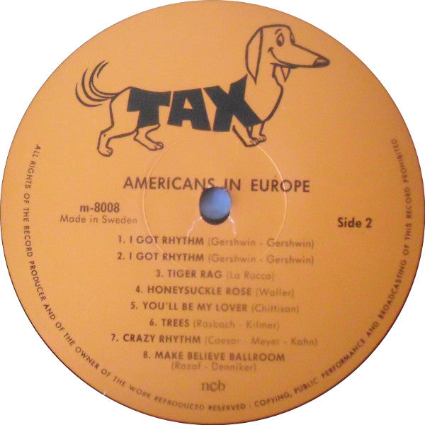 Various : AIE (Americans In Europe 1933/1938) (LP, Comp, RE)